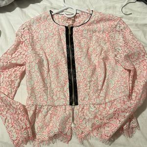 Juicy couture lace blazer